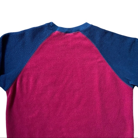 GAP Boy’s Fleece Red Blue Pullover Sweater XL - Picture 4 of 7